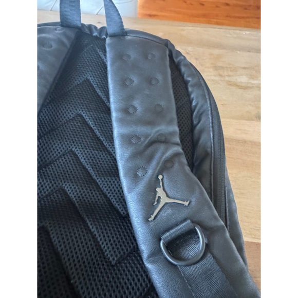 Men's Jordan Black Backpack One Size with Yellow Accents - Picture 10 of 16